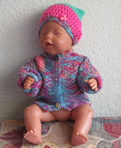 Puppenkleidung 2tlg - .,