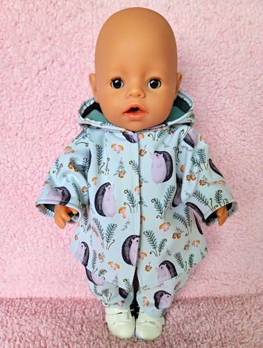 Puppenkleidung softshelljacke - puppenkleidung,