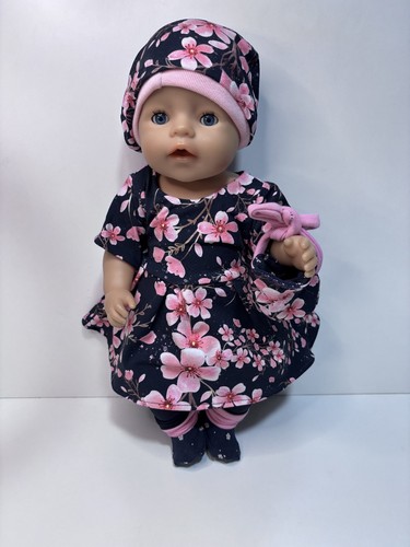 Puppensachen wendekleid 6tlg - wendekleid,
