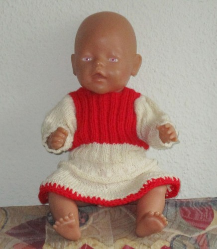 Puppenkleidung 2tlg kleid - 2tlg.,