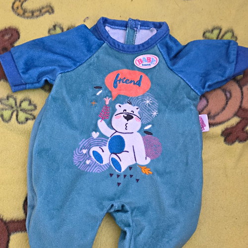 Baby born puppen overall - baby,