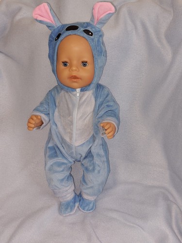 Kleidung stitch blau samt - stitch,