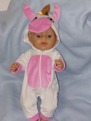 Puppen kleidung einhorn rosa - puppen,