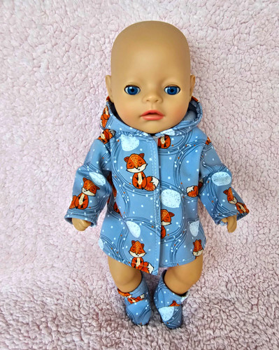 Puppenkleidung softshelljacke - puppenkleidung,