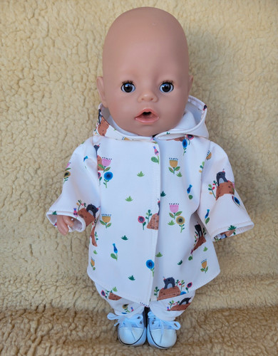 Puppenkleidung softshelljacke - puppenkleidung,