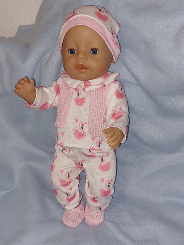 Puppen kleidung flamingo set - puppen,